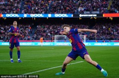 西甲-德容建功费尔明轰世界波 巴萨3-0莱万特重回榜首