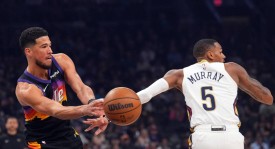 布克32分墨菲22分锡安19+10 格林25+5太阳险胜鹈鹕